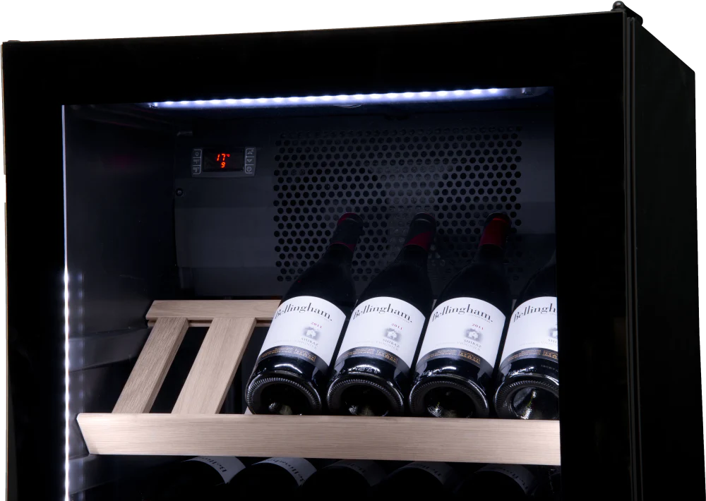VESTFROST WFG 185 UPRIGHT GLASS DOOR WINE COOLER 368 LITRES